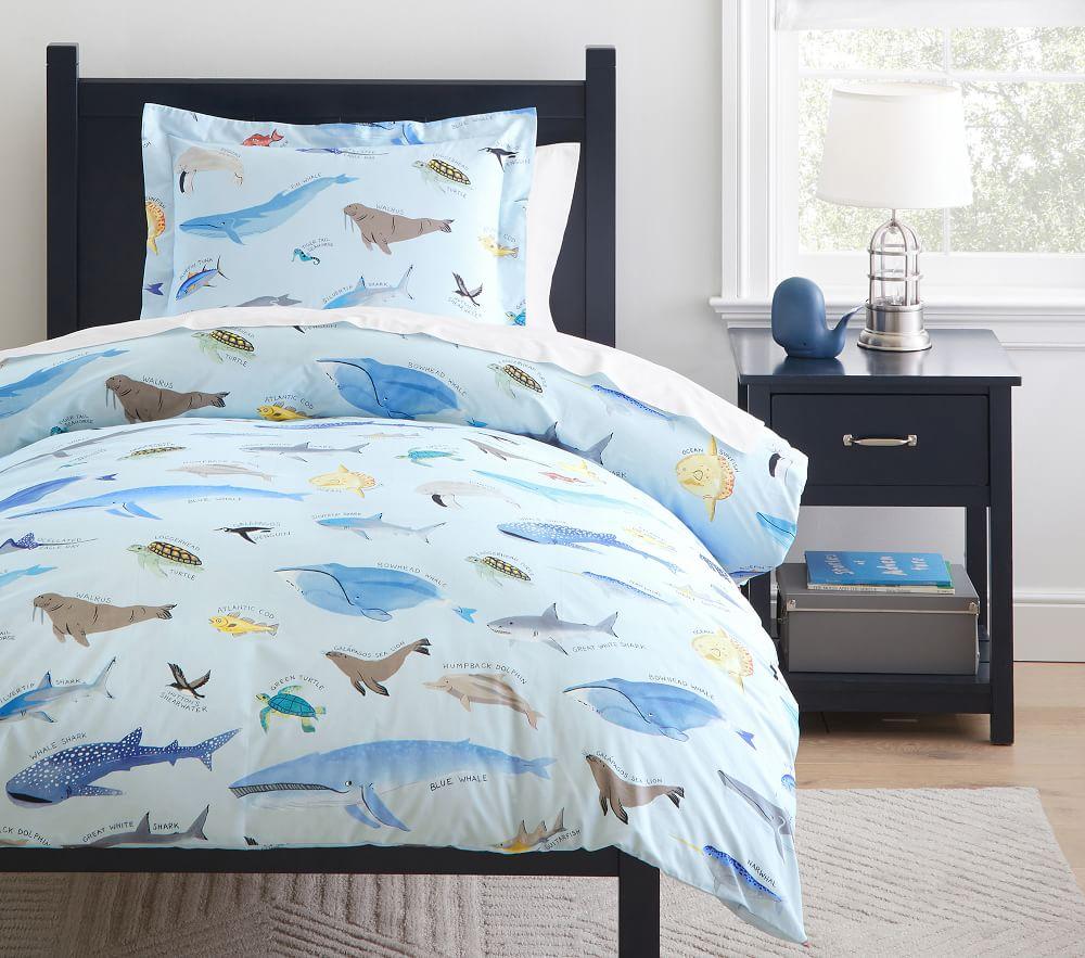 Save Our Seas Organic Duvet Cover Shams Pottery Barn Kids UK